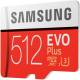 Samsung 512 Gb Evo Plus Class 10  Micro Sdxc Memory Card With Adapter image 