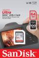 Sandisk ultra 64gb Sdxc uhs-i 100mb/s C10 u1 Full Hd Memory Card (sdsdunr-064g-gn6in) image 