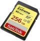 Sandisk Extreme 256gb Class 10 Memory Card image 