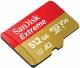 Sandisk 512gb Extreme Microsdxc uhs-i Memory Card With Adapter - C10, u3, V30, 4k, A2 (sdsqxa1-512g-gn6ma) image 