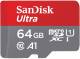 SanDisk Ultra 64GB microSDXC UHS-I, 140MB/s R, Memory Card image 