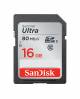 Sandisk ultra 16gb Class 10 Sdhc uhs-i 80mb/s Memory Card image 