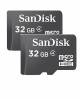 Sandisk 32 Gb Class 4 Micro Sd Memory Card(combo Of 2 Pcs) image 