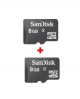 Sandisk 8 Gb Class 4 Micro Sd Memory Card(combo Of 2 Pcs) image 