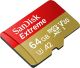 Sandisk Extreme Microsdxc, u3, C10, V30, uhs 1, 160mb/s R, 60mb/s W, A2 Card, For 4k Video Rec On Smartphones,  Action Cams & Drones, Sdsqxa2 64gb image 