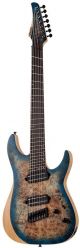 Schecter Reaper-7 Multiscale Sskyb Electric Guitar With Bag - Satin Sky Burst image 