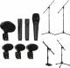 Shure 7pc Drumkit Pga52, 57, 56(x3), 81(x2) (pgadrumkit7)  image 