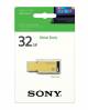 Sony 32gb Gold Metal Pendrive usm32mx3 image 