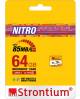 Strontium Nitro 64gb 85mb/s uhs-1 Class 10 Microsdxc Memory Card (srn64gtfu1r) image 