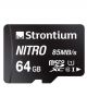 Strontium Nitro 64gb Class 10 uhs-1 Microsdhc Card  image 