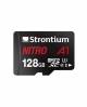 Strontium Nitro A1 128gb Micro Sdxc Memory Card (srn128gtfu3a1a) image 