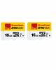 Strontium Nitro 16gb 65mb/s uhs-1 Class 10 Memory Card Combo Of 2 image 