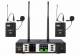 Studiomaster Professional TR 44 LL Dual Lapel Microphone image 