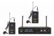 Studiomaster XR40LL Dual UHF Lavalier Wireless Microphone System image 