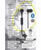 Wicked Audio Wi-bt1750 Omen Wireless Bluetooth Isolation Dynamic Crystal Clear Stereo Sound Earbuds  image 