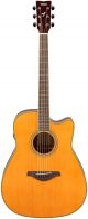 Yamaha FGC-TA Vintage Tint Trans Acoustic Guitar image 