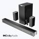 ZEBRONICS Juke BAR 9520WS PRO Dolby 5.1 500 Watts Soundbar with Subwoofer & Dual Wireless Satellites image 