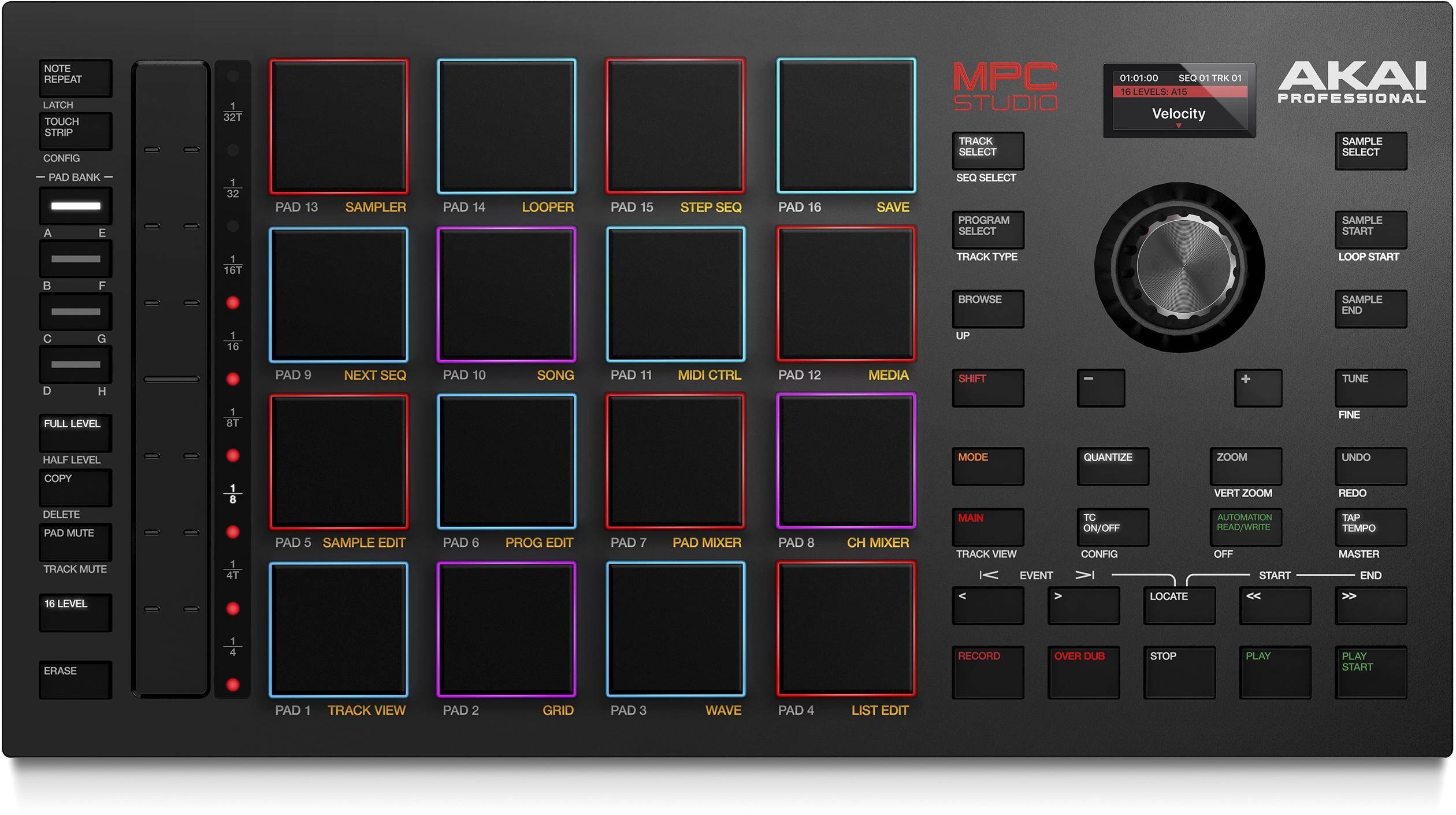 Akai MPC Studio 2 Drum Pad Controller With Assignable TouchStrip zoom image