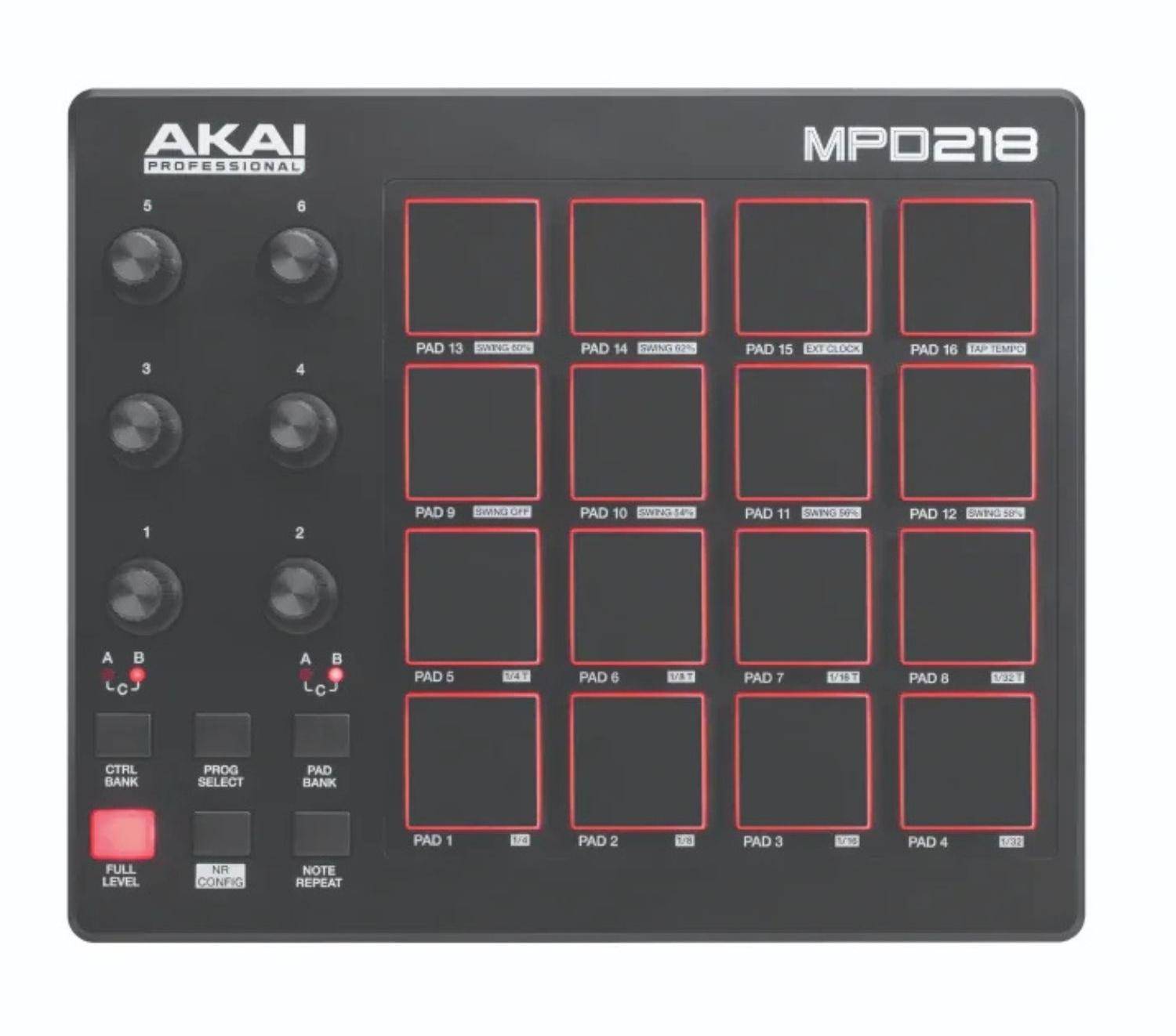 Akai MPD218 Feature-Packed Highly Playable Pad Controller zoom image