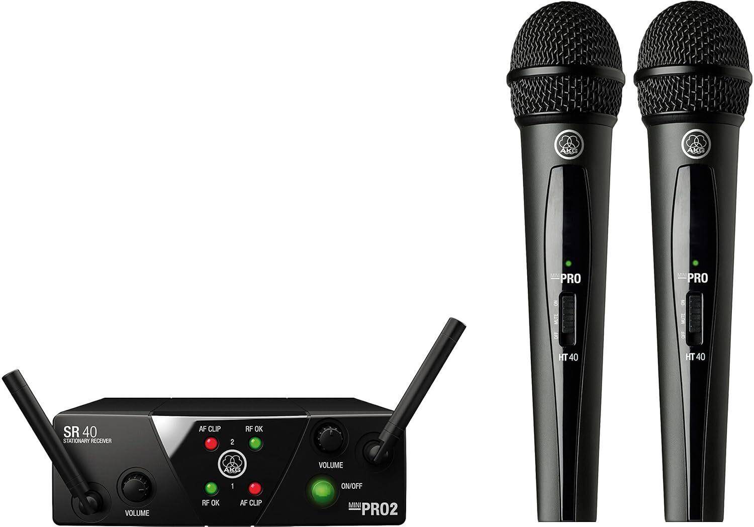 AKG WMS40 Mini Dual Vocal Set US25A/C Wireless microphone system zoom image