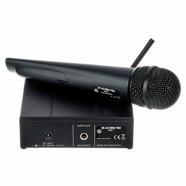 Akg Wms40 Mini Single Vocal Set Wireless Microphone System With Mic zoom image