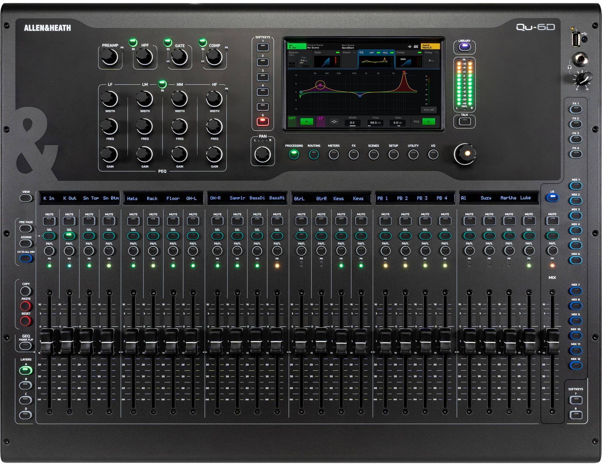 Allen & Heath QU-6D Digital Mixing Console zoom image