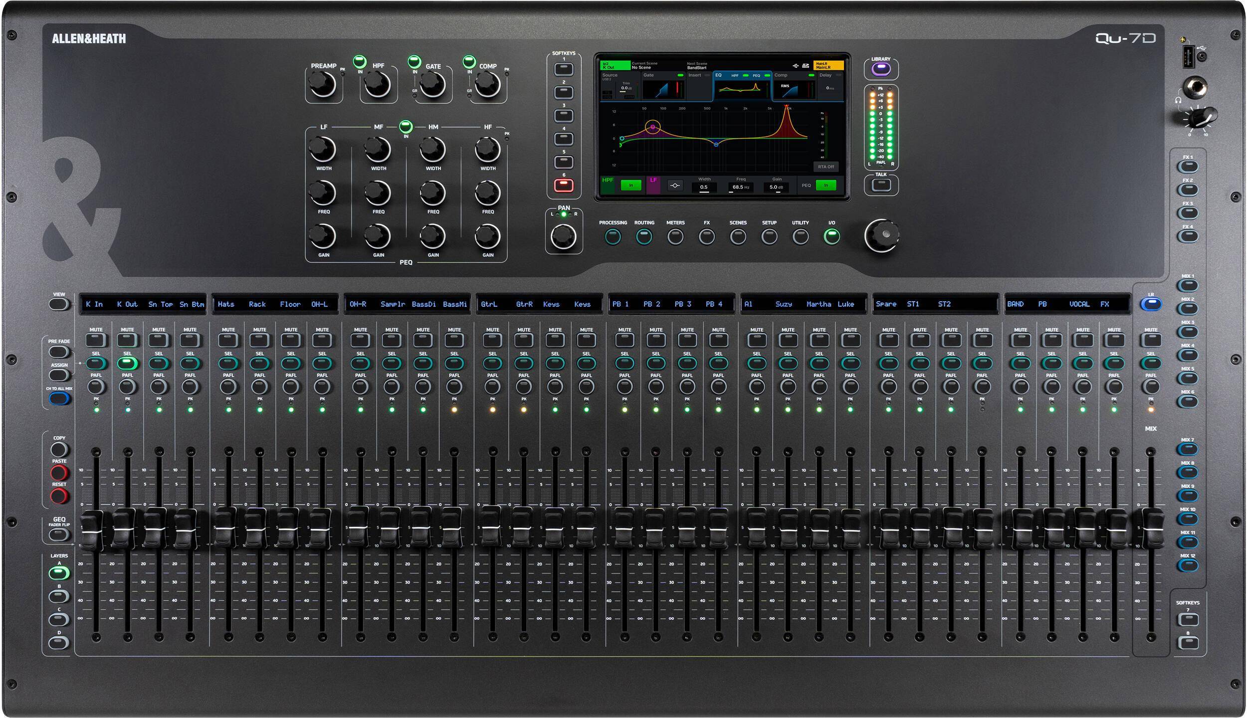 Allen & Heath QU-7D Digital Mixing Console zoom image