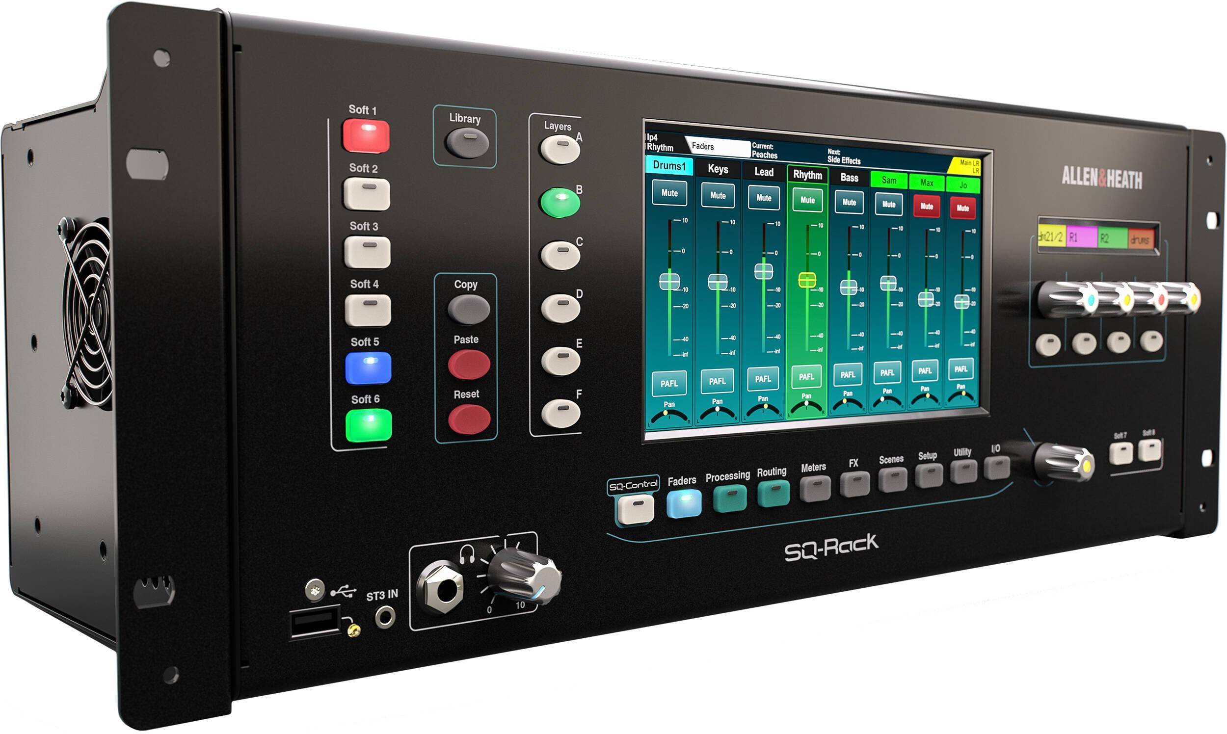 Allen & Heath SQ-Rack 48-Channel / 36-Bus Rackmount Digital Mixer  zoom image