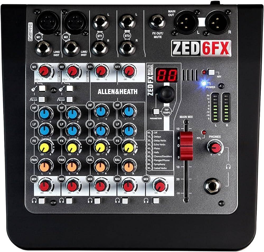 Allen & Heath Zed 6 Fx 4-channel Mixer With Effects zoom image