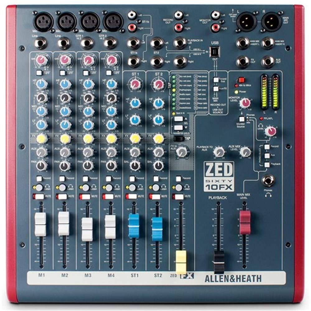 Allen & Heath Zed60-10fx Digital Mixing Console zoom image