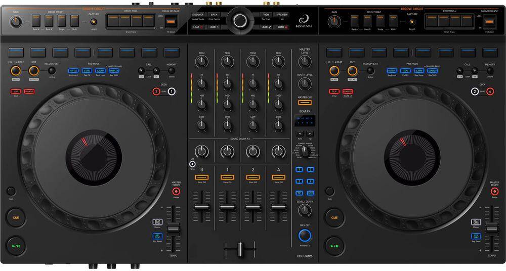 AlphaTheta DDJ-GRV6 4-Channel DJ Controller zoom image