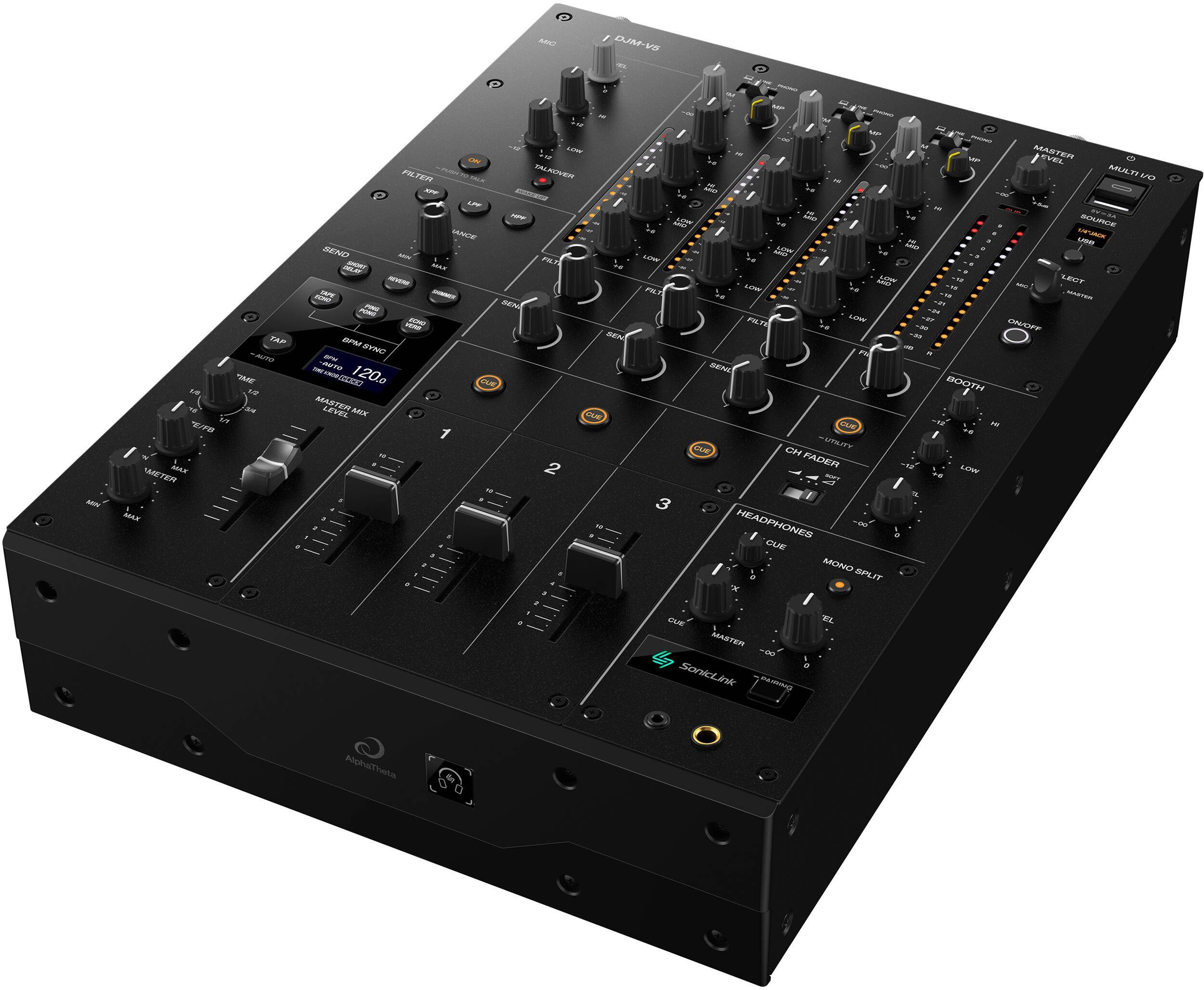 AlphaTheta DJM-V5 3-Channel Professional DJ Mixer zoom image