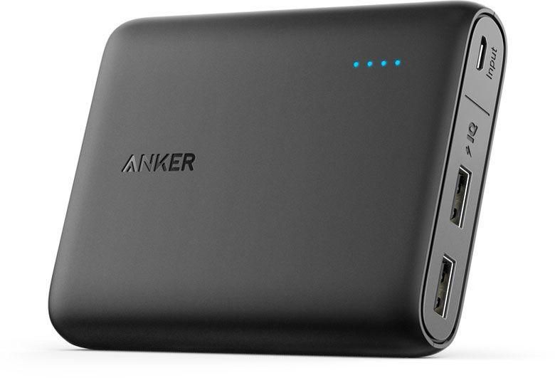 Anker Powercore 13000 Mah 2-port ultra Portable Power Bank With Poweriq And Voltage For Iphone, Ipad, Samsung And More (black) zoom image