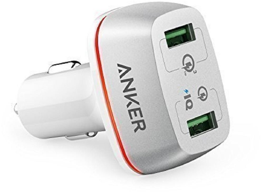 Anker Quick Charge 3.0 42w Dual usb Car Charger, Powerdrive+ 2 universal Charger zoom image