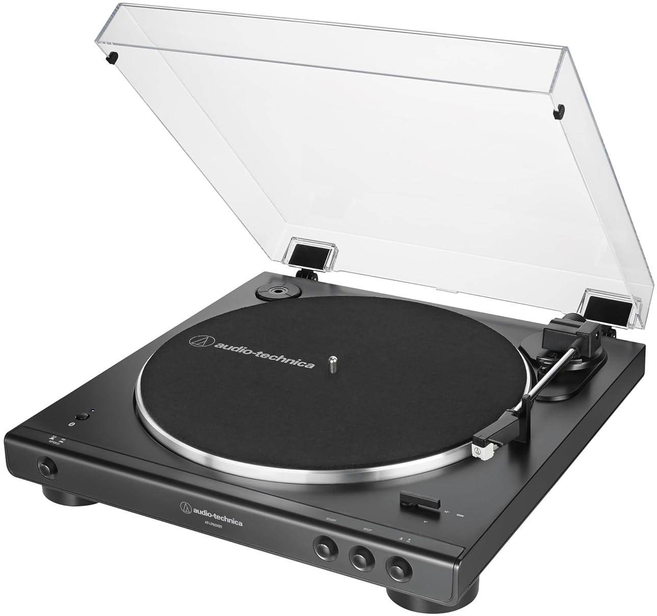 Audio-Technica AT-LP60XBT-BK Fully Automatic Belt-Drive Stereo Bluetooth Turntable zoom image