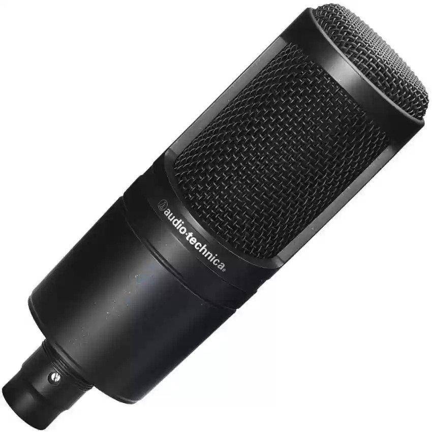 Audio-technica At2020 Cardioid Condenser Studio Xlr Microphone With High Spl Handling zoom image