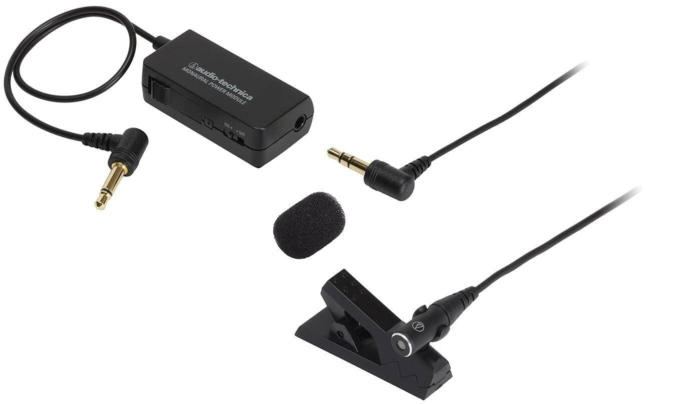 Audio-Technica AT9903 Mono mini Electret Condenser Lapel Microphone zoom image