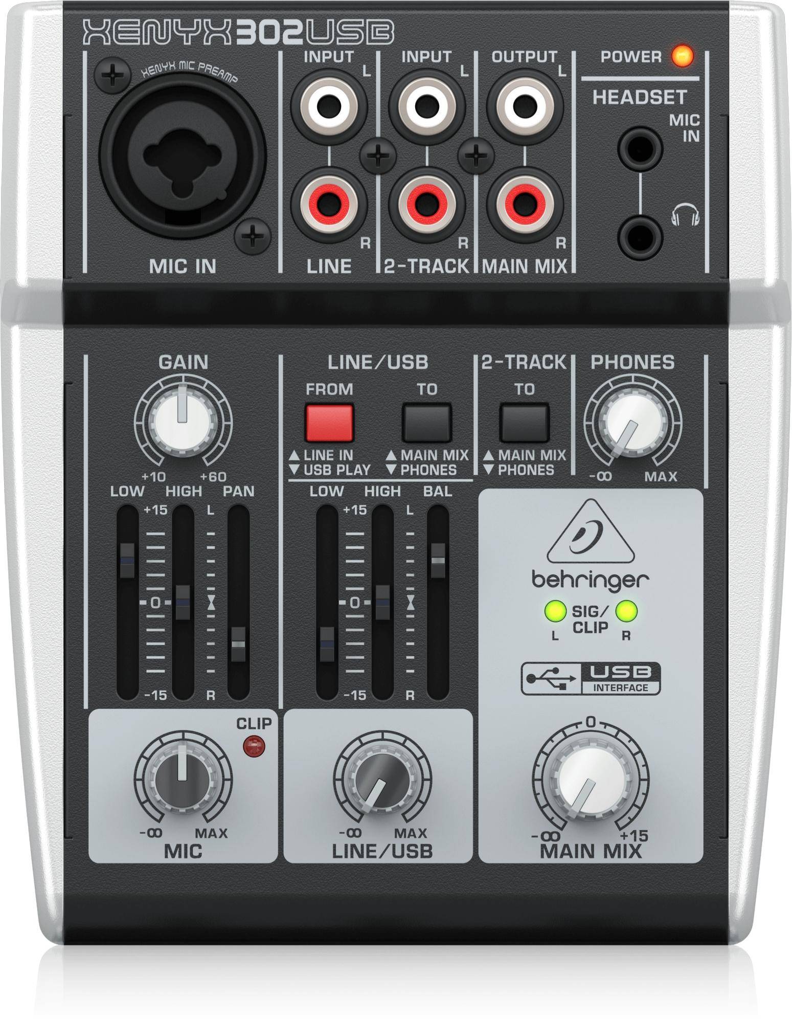 Behringer 302usb Premium 5-input Mixer  zoom image