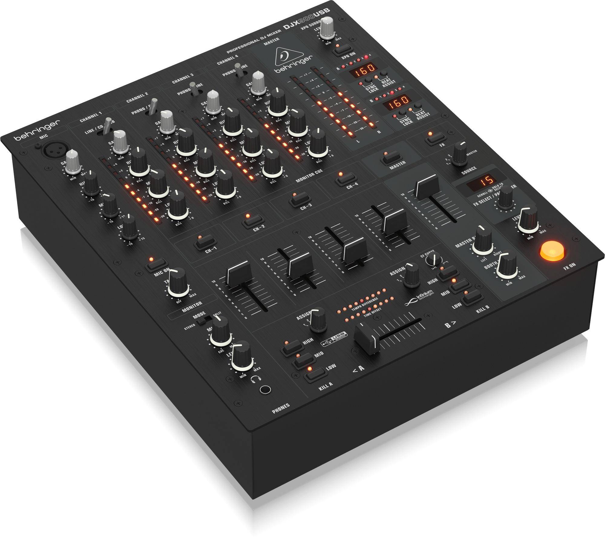 Behringer Djx900usb Dj Mixe With Dvanced Digital Effects And usb/audio Interface zoom image