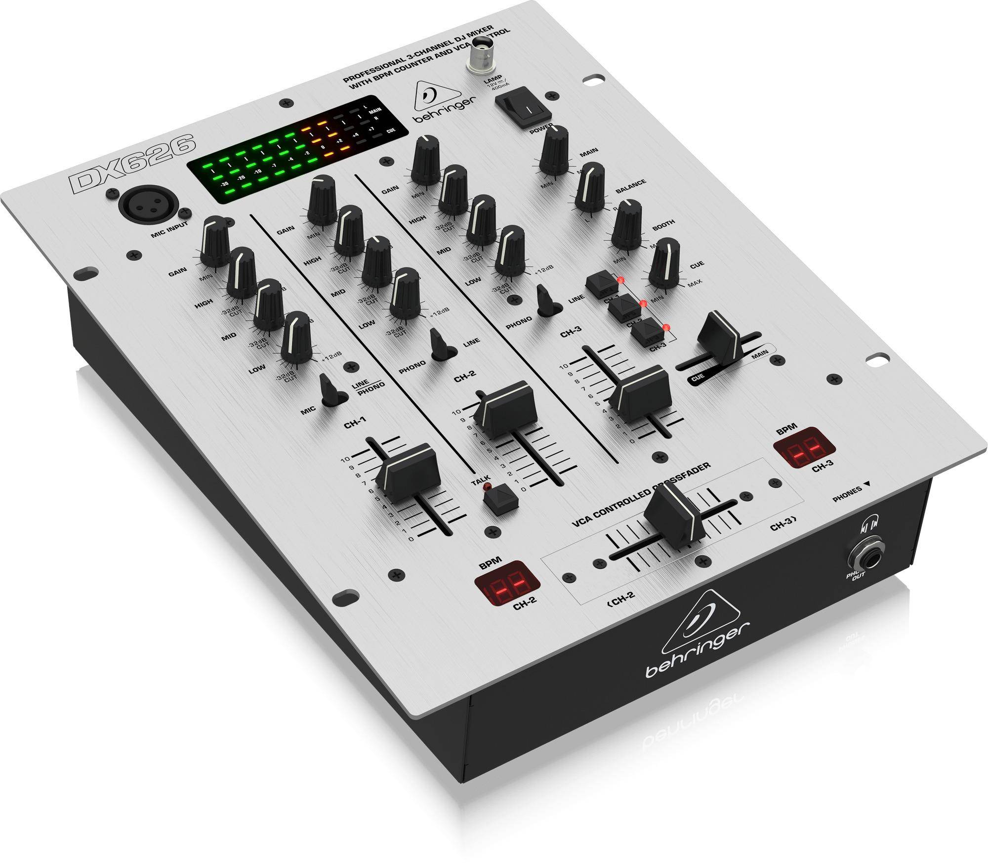 Behringer Dx626 Professional 3-channel Dj Mixer zoom image
