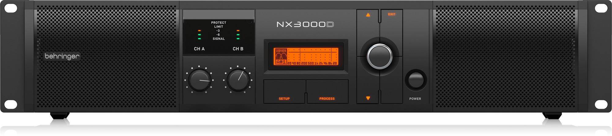 Behringer Nx3000d Class-d Power Amplifier With Dsp Control And Loudspeaker Impedance Compensation zoom image