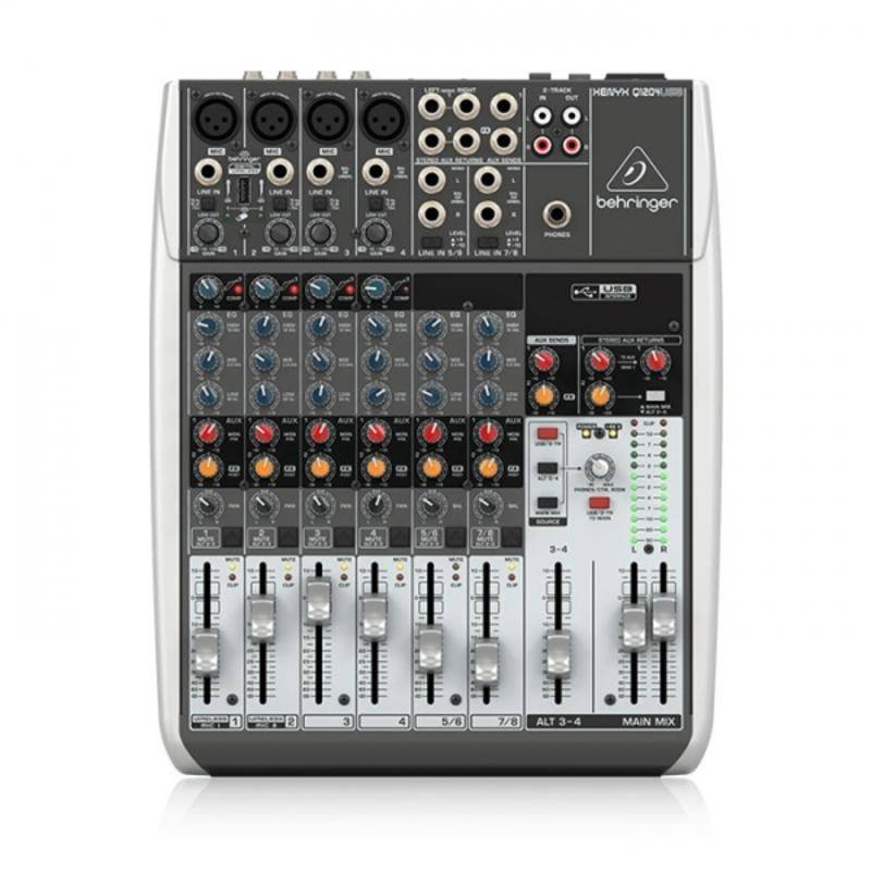 Behringer Xenyx Q1204usb 12-input 2/2-bus Analog Mixer zoom image