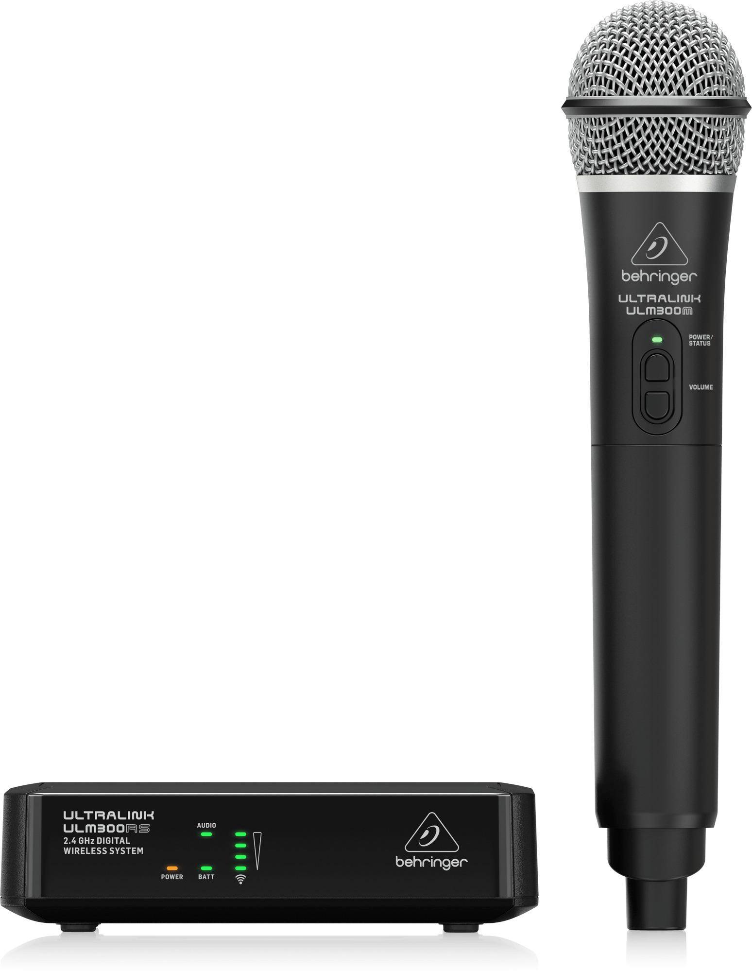 Behringer ulm300mic High-performance 2.4 Ghz Digital Wireless System With Handheld Microphone And Receiver zoom image