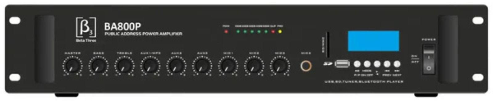 Beta3 BA800P 800W Mixer Amplifier zoom image