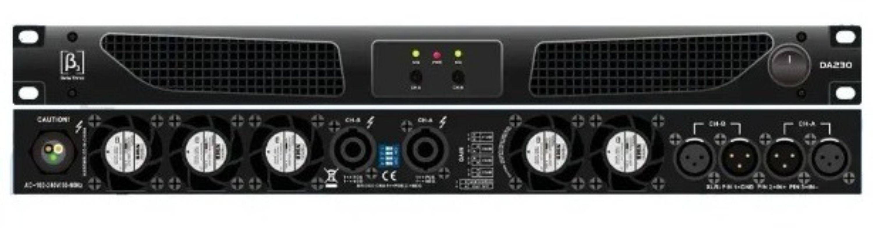 Beta3 DA230 Professional Power Amplifier zoom image