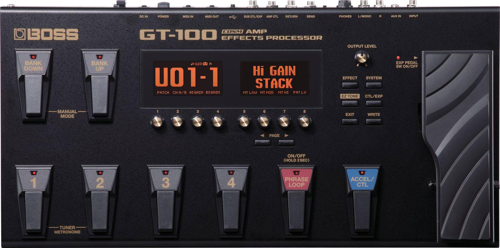 Boss GT-100 Multi-effects Guitar Processor zoom image