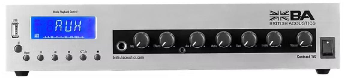 BRITISH ACOUSTICS Contract 160 160W Stereo Power Amplifier zoom image