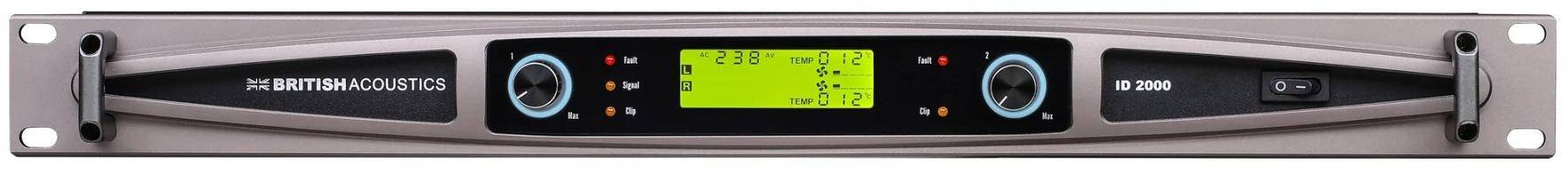 BRITISH ACOUSTICS ID 2000 2 - Channel light weight Class D amplifier  zoom image
