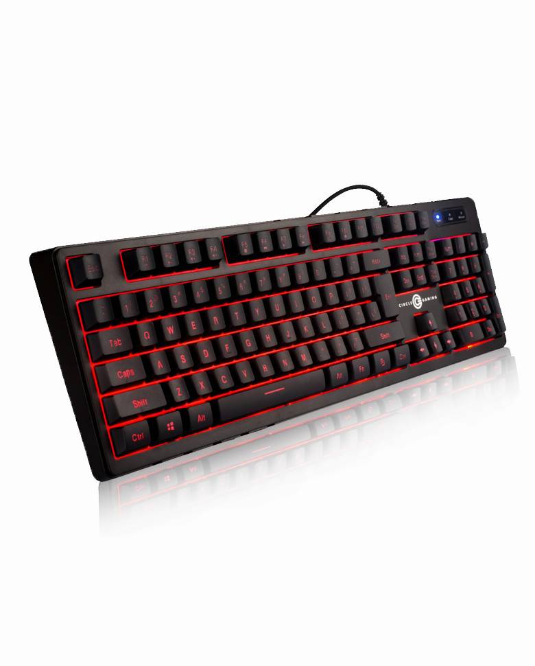 Circle Battle Pro Led 7 Colors Backlit Gaming Keyboard zoom image