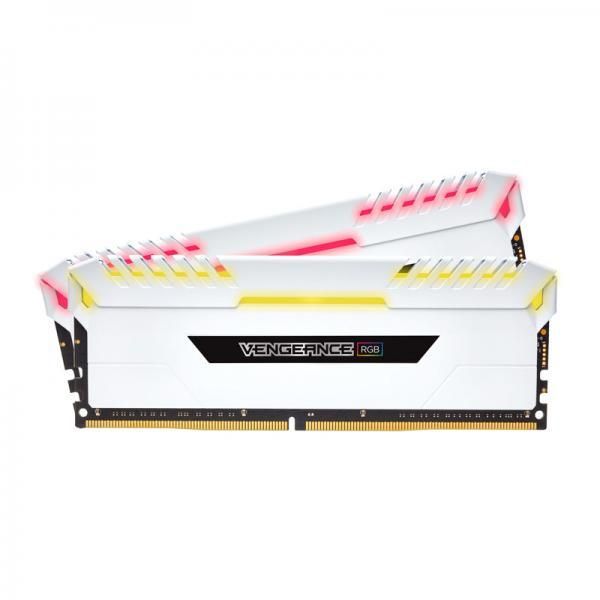 Corsair Vengeance Rgb 16gb (8gb X 2) 3000mhz Ddr4 Desktop Memory (cmr16gx4m2c3000c16w) zoom image
